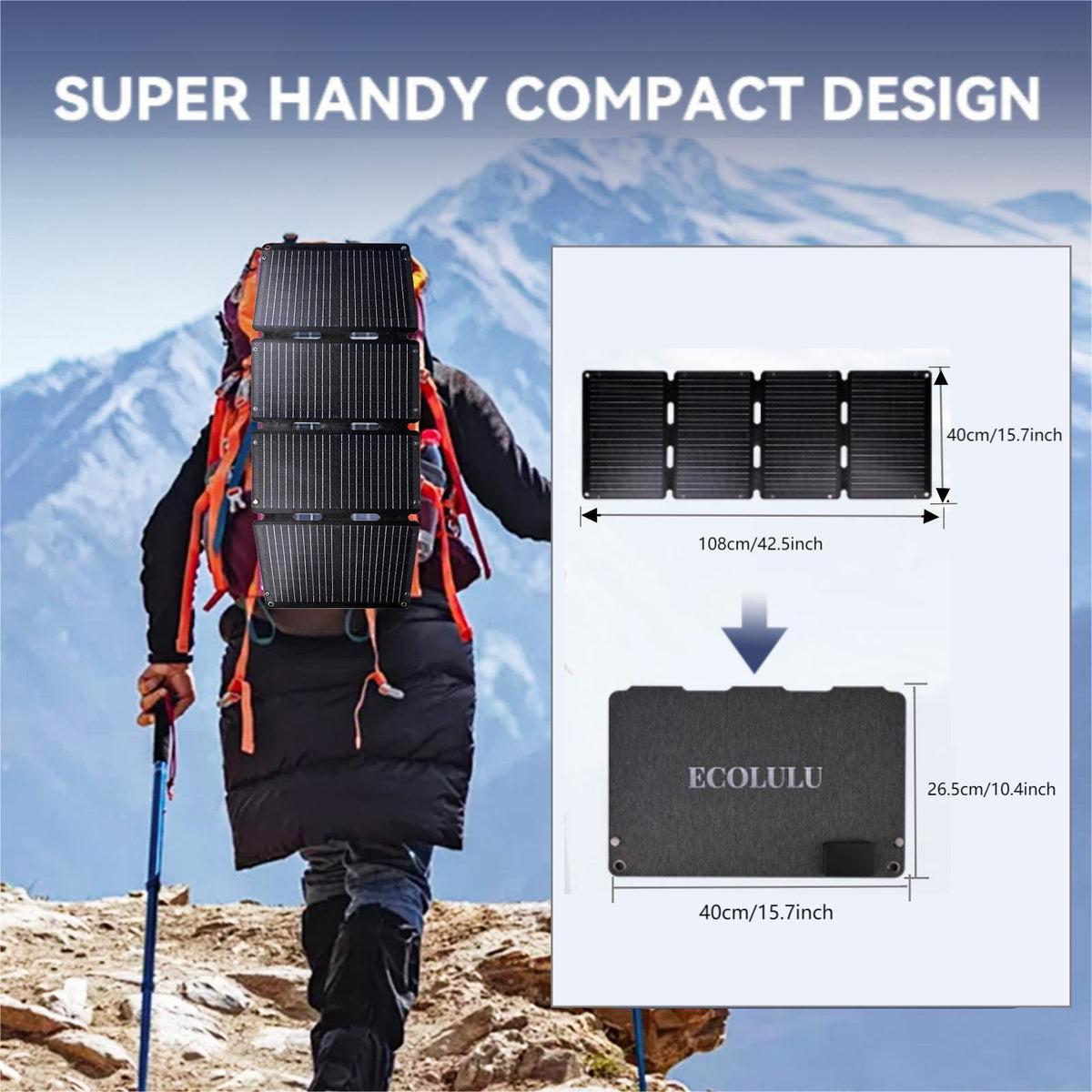 G60 PLUS 60W Portable Solar Panel