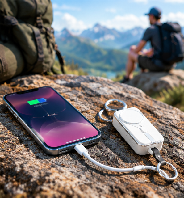 K2000 2000mA Keychain Power Bank