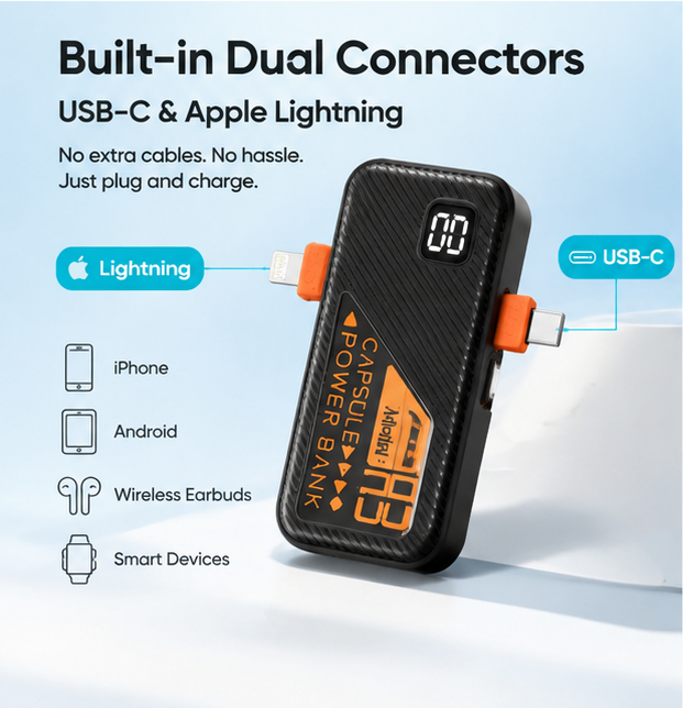 K5000 5000mAh Keychain Power Bank