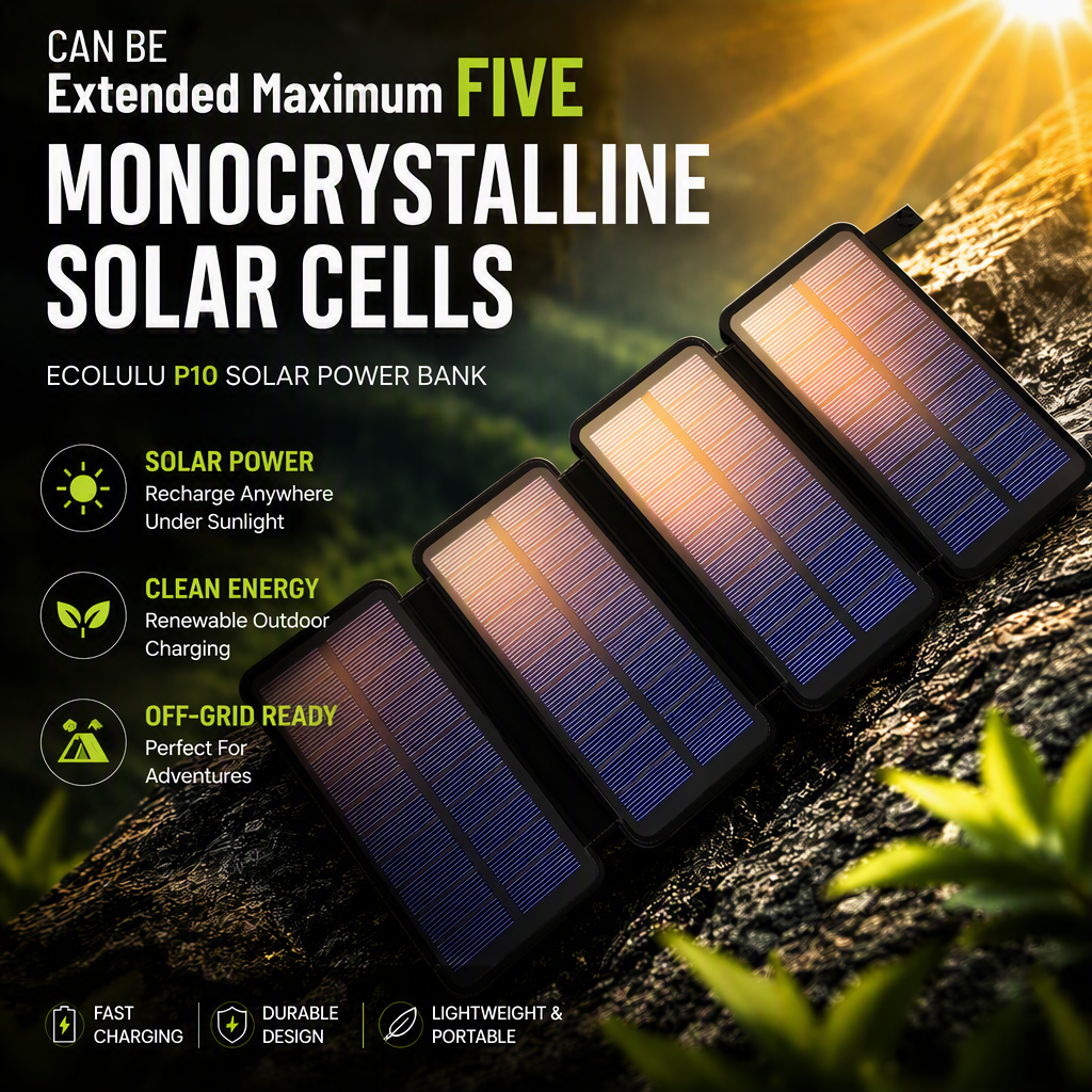 P20 20000mAh Solar Power Bank