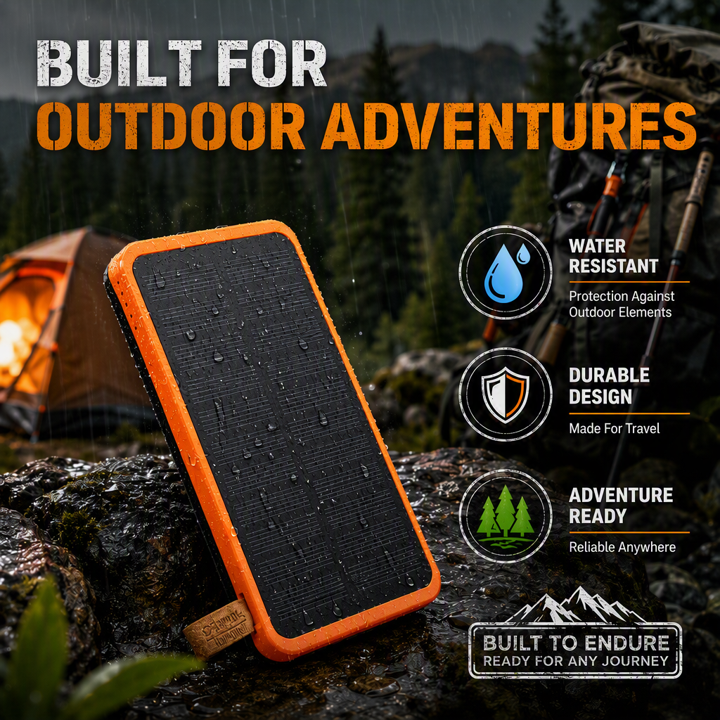 P20 20000mAh Solar Power Bank