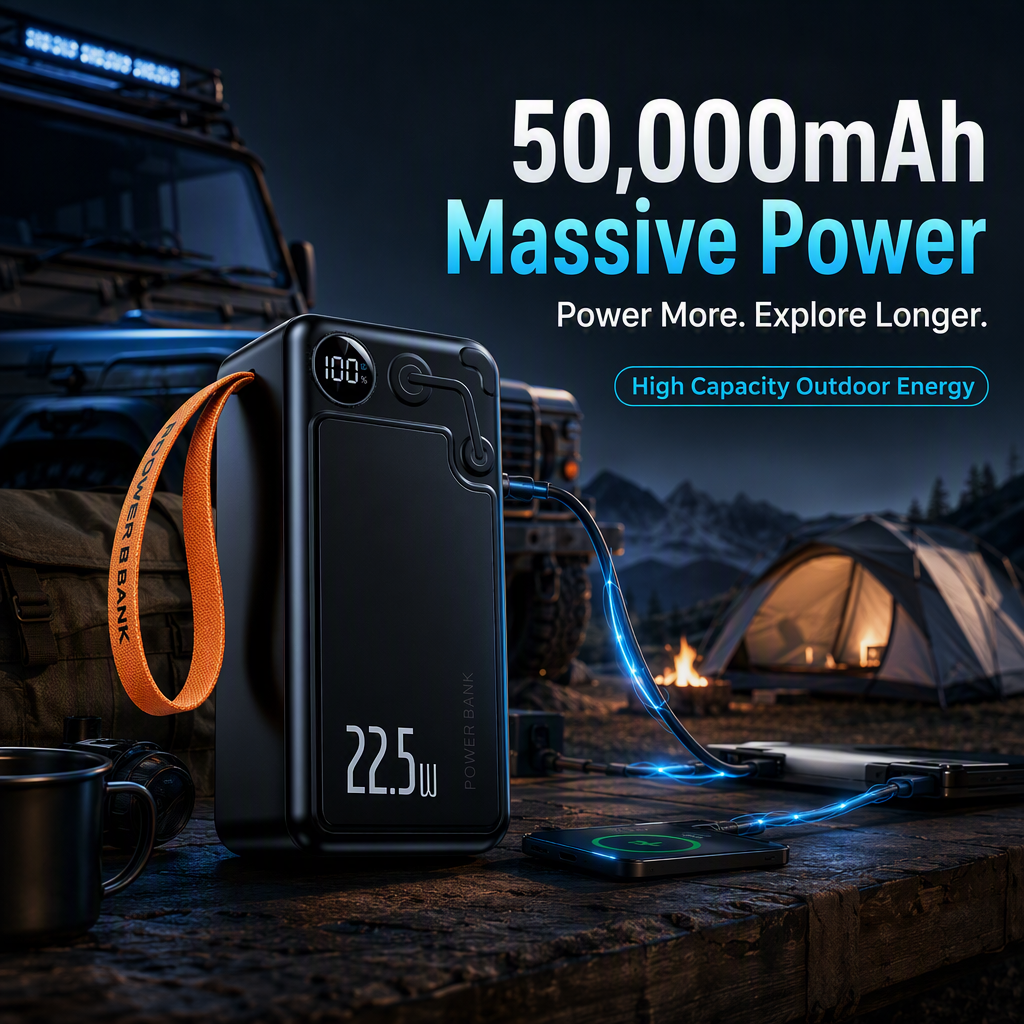 P50 50000mAh High Capacity Portable Power Bank
