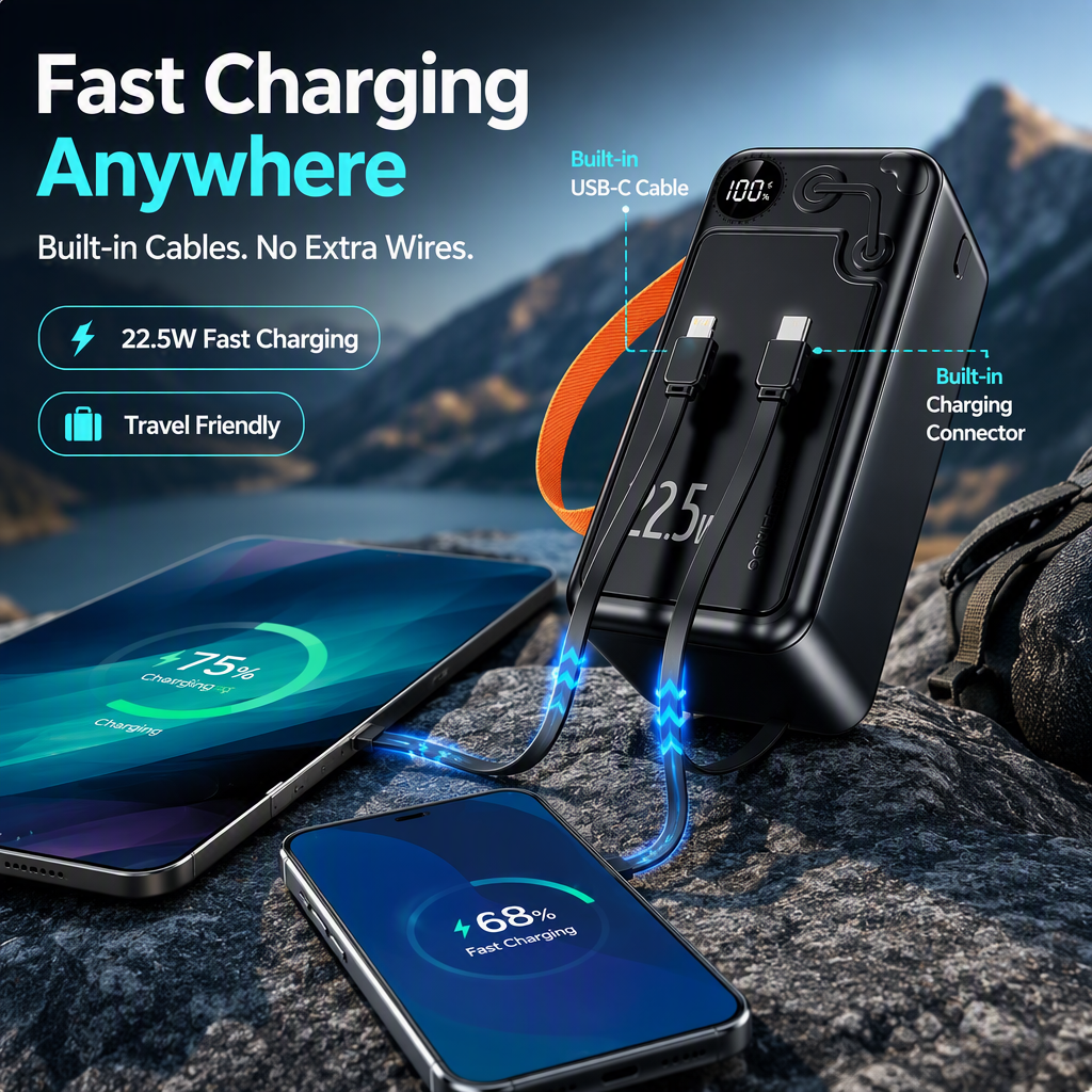 P50 50000mAh High Capacity Portable Power Bank