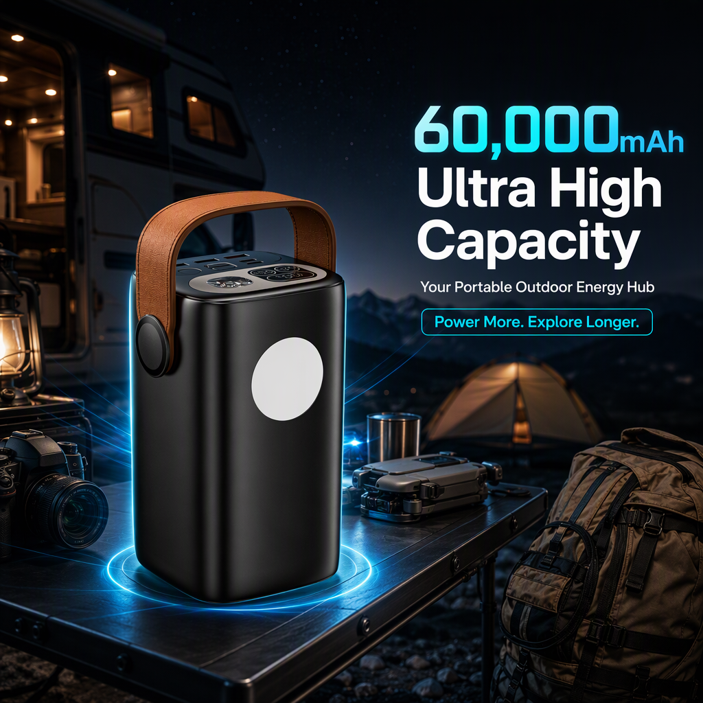 P60 60000mAh Ultra High Capacity Portable Power Bank
