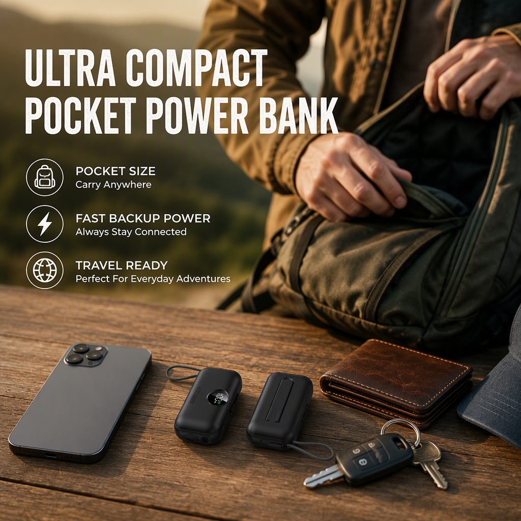 P10 Lite Pocket 10000mAh Portable Powerbank