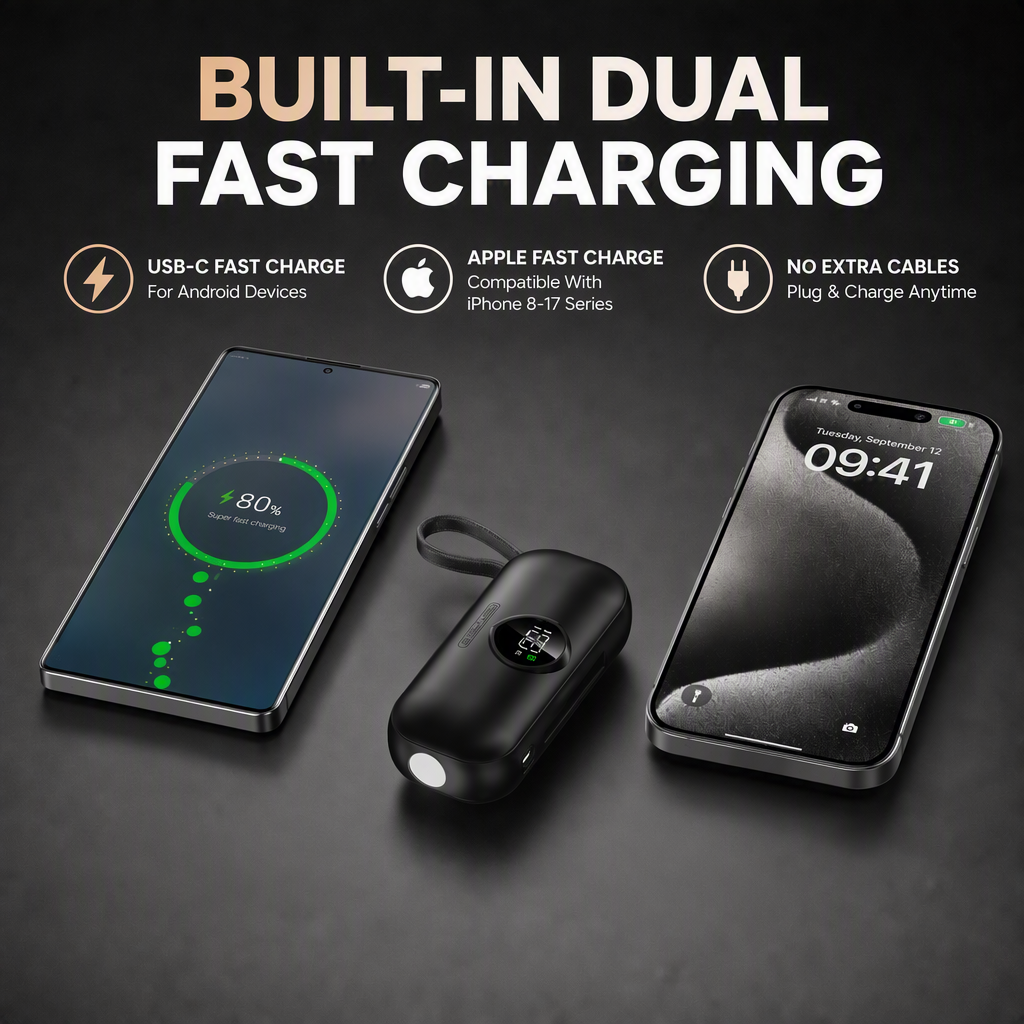 P10 Lite Pocket 10000mAh Portable Powerbank
