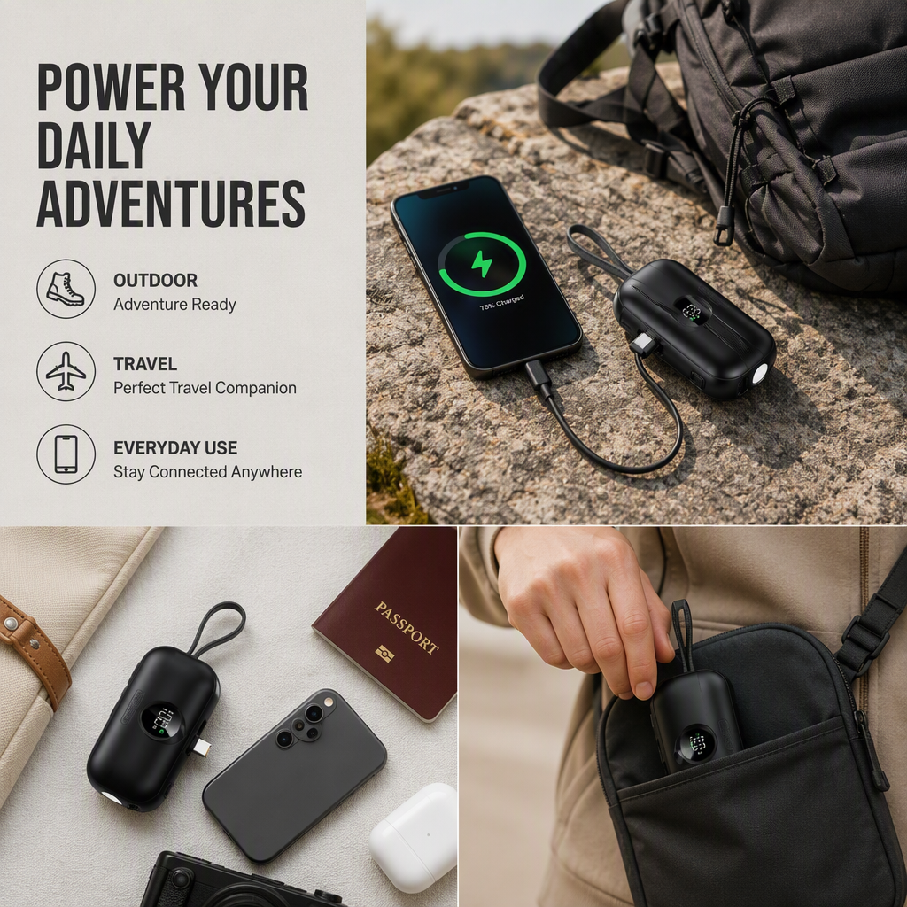 P10 Lite Pocket 10000mAh Portable Powerbank