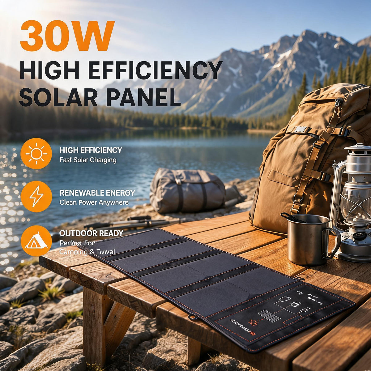 G30 PLUS 30W Portable Solar Panel