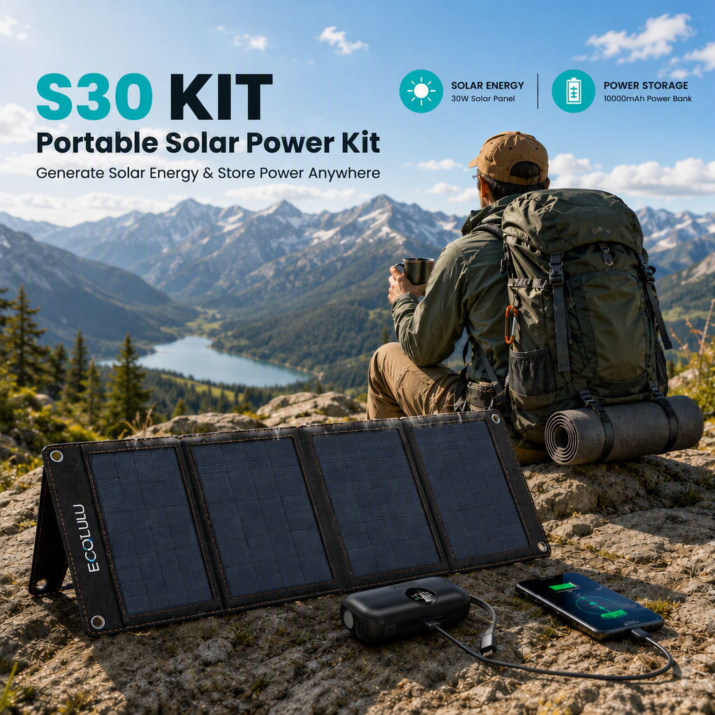 S30 Portable Solar Power Kit