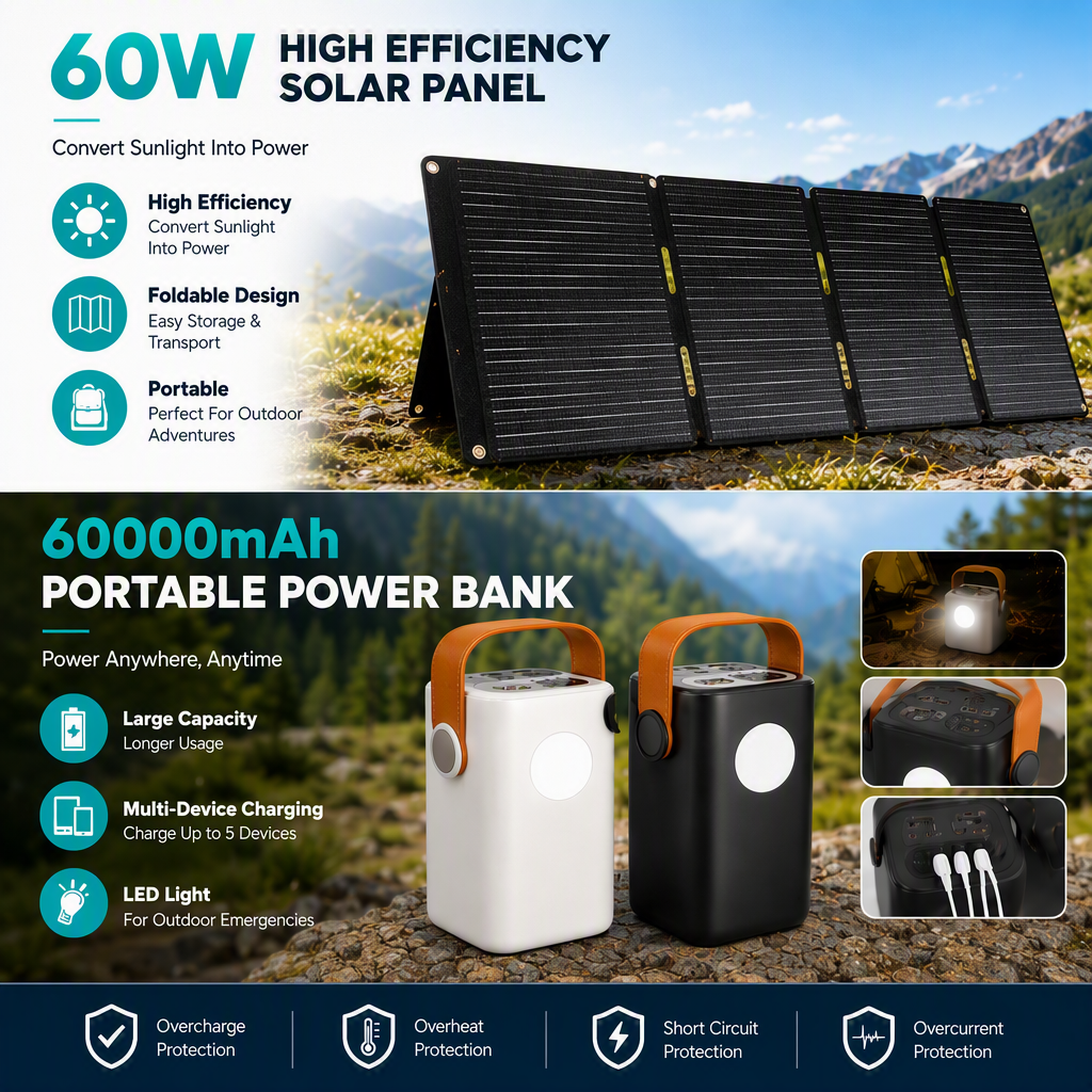 S60 Portable Solar Power Kit